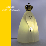 Luminária Nossa Senhora Aparecida LED RGB com fio