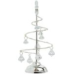 Luminária Árvore Natal transparente 21cm - Enfeite Natalino 