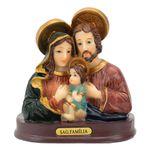 Imagem : Sagrada Família em Resina Busto - 10cm