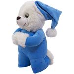 URSO PELÚCIA - REZA PAI NOSSO - AZUL ESCURO