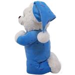 URSO PELÚCIA - REZA PAI NOSSO - AZUL ESCURO