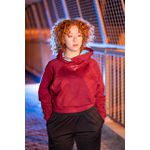 Cropped Dark Red