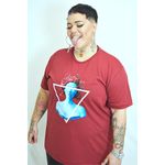 Camiseta Betta13 Medusa Triangle Bordô