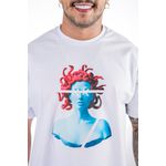 Camiseta Betta13 Medusa Triangle Branco
