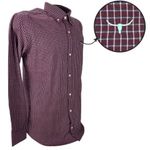 CAMISA XADREZ MASCULINA MOIADEIROS MARSALA