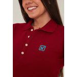 BLUSA POLO TXC FEMININA BORDO