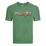 CAMISETA MASCULINA WRANGLER VERDE MUSGO