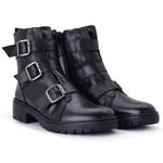 BOTA COURO BELLA PRETO