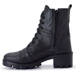 BOTA COURO CRIS PRETO