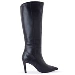 BOTA COURO JADE PRETA