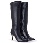 BOTA COURO JADE PRETA