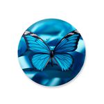 Capa Painel Redondo Borboleta Azul 02