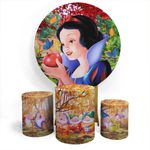 Kit Capa Painel + Trio Cilindros Princesa Branca De Neve