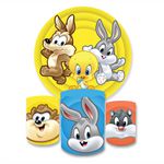 Kit Capa Painel + Trio Cilindros Baby Looney Tunes 02