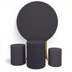 Kit Capa Painel + Trio Cilindros Preto