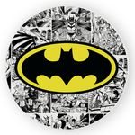 Capa Painel Redondo Decorativo Tema Batman Herói Decoração Festa Infantil