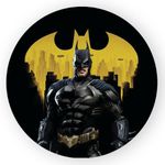 Capa Painel Redondo Decorativo Tema Batman Herói Decoração Festa Infantil