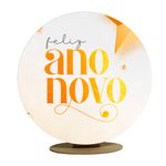 Capa Mini Painel Redondo 50x50cm Decorativo Tema Ano Novo Decoração Data Especial