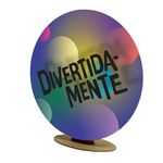Capa Mini Painel Redondo 50x50cm Decorativo Tema Divertidamente Filme Infantil Decoração Festa