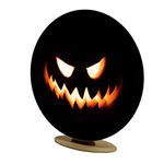 Capa Mini Painel Redondo 50x50cm Decorativo Tema Halloween Dia das Bruxas Decoração