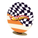 Capa Mini Painel Redondo 50x50cm Decorativo Tema Hotwheels Decoração Festa Menino