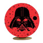 Capa Mini Painel Redondo 50x50cm Decorativo Tema Star Wars Decoração Infantil