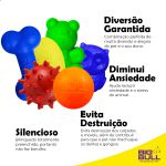 Kit Brinquedos Porte Pequeno Bichinhos Osso Bolas - Big Bull Pet