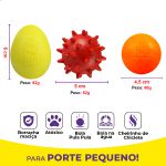 Kit Brinquedos Porte Pequeno Bichinhos Osso Bolas - Big Bull Pet