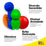 Kit Brinquedos Porte Médio Halter Bolas Tartaruga - Big Bull Pet