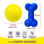 Kit Brinquedos Porte Grande Osso Bola - Big Bull Pet