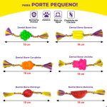 Kit com 03 Dental Bone Aleatório Porte Pequeno - Big Bull Pet