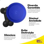 Kit Brinquedos Porte Médio Osso Frisbee Halter - Big Bull Pet