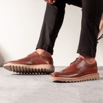 Derby Brogue Masculino Tratorado Premium 3652