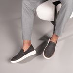 Slip On Masculino Chamois Titanium Ônix