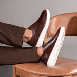Tênis Masculino com Elástico Sneaker Naturali Titanium Mouro