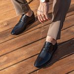 Sapato derby masculino clássico vision 10987