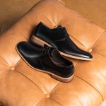 Sapato Social Masculino Premium Linha Toscana Preto