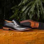 Sapato Social Premium Masculino Loafer Linha Braga Preto