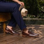 Sapato Loafer Mocassim Bigioni Premium Masculino 660