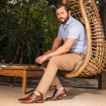 Sapato Social Premium Masculino Oxford Linha Braga Whisky