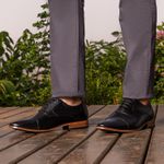Sapato Social Braga Masculino Oxford Premium Preto