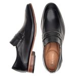 Sapato Social Premium Masculino Loafer Linha Braga Preto