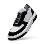 Tênis Fly Casual Masculino Sneaker Lion Branco e Preto