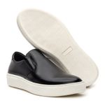 Slip On Masculino Casual Calçe Fácil Sofisticado Preto