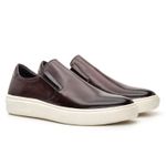 Slip On Masculino Casual Calçe Fácil Sofisticado Tabaco