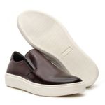 Slip On Masculino Casual Calçe Fácil Sofisticado Tabaco