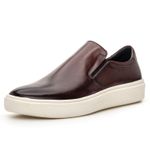 Slip On Masculino Casual Calçe Fácil Sofisticado Tabaco