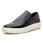 Slip On Masculino Casual Calçe Fácil Preto