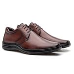 Sapato Masculino Conforto Anatômico com Cadarço Tabaco