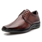 Sapato Masculino Conforto Anatômico com Cadarço Tabaco